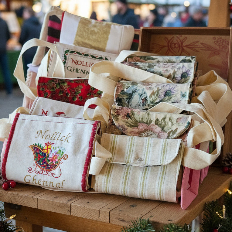 Embroidered Tote Bag