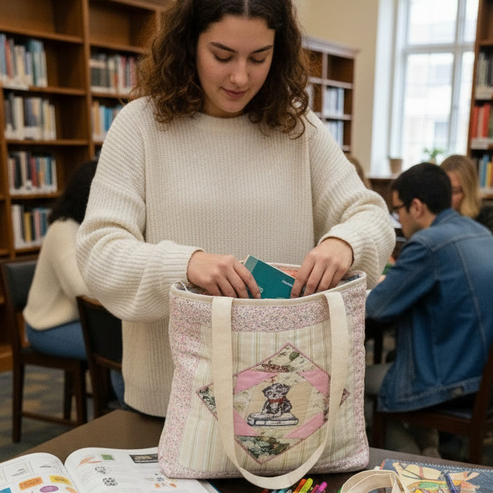 Quilted Tote Bag